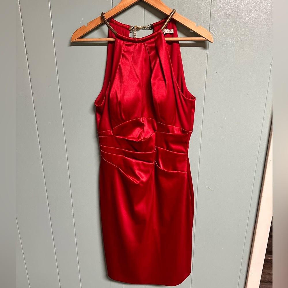 Beautiful Sexy Red Cocktail Dress size 8 made by Eliza J